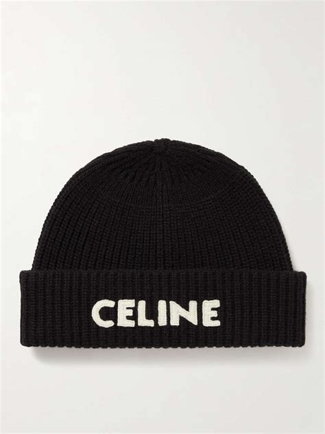 celine black beanie|Celine hat dupe.